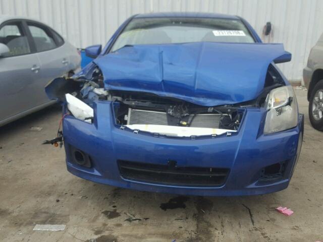 3N1AB6AP2BL674589 - 2011 NISSAN SENTRA 2.0 BLUE photo 9