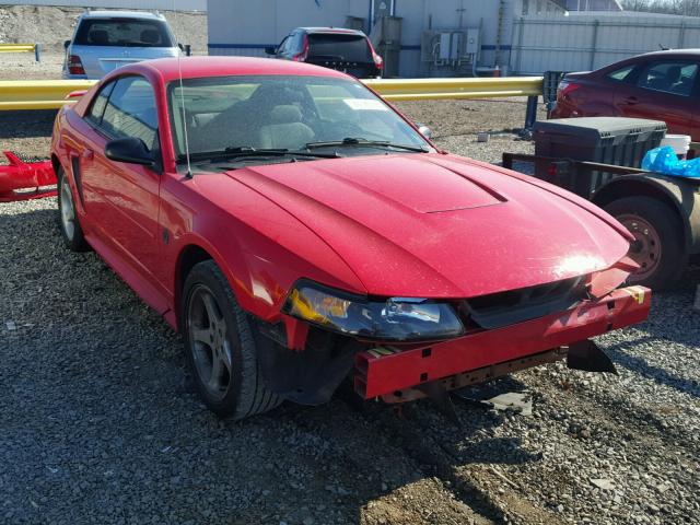 1FAFP40424F118446 - 2004 FORD MUSTANG RED photo 1