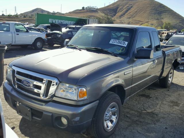 1FTKR1ED5APA10886 - 2010 FORD RANGER SUP GRAY photo 2