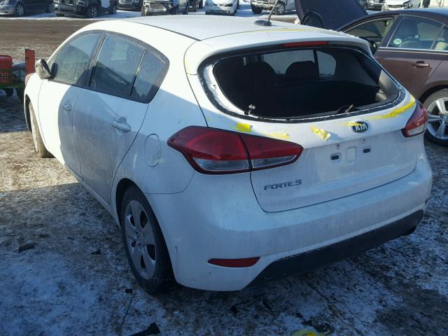 KNAFK5A8XG5659588 - 2016 KIA FORTE LX WHITE photo 3