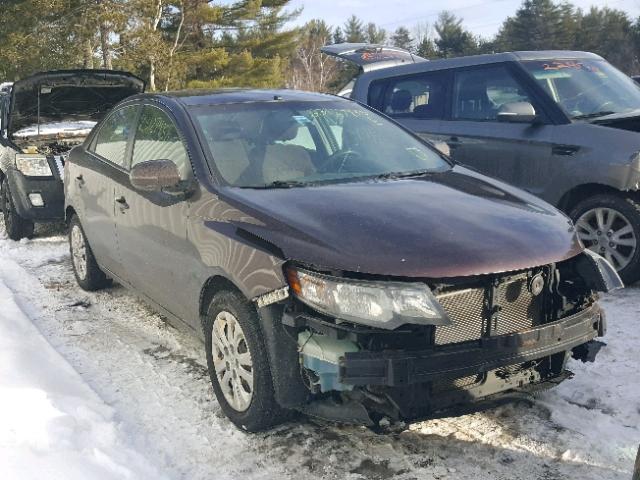 KNAFU4A23B5366673 - 2011 KIA FORTE EX BURGUNDY photo 1