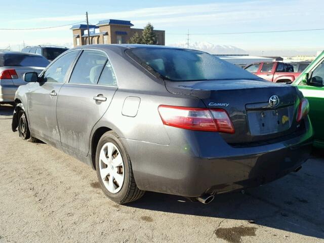 4T1BK46K09U089685 - 2009 TOYOTA CAMRY SE CHARCOAL photo 3