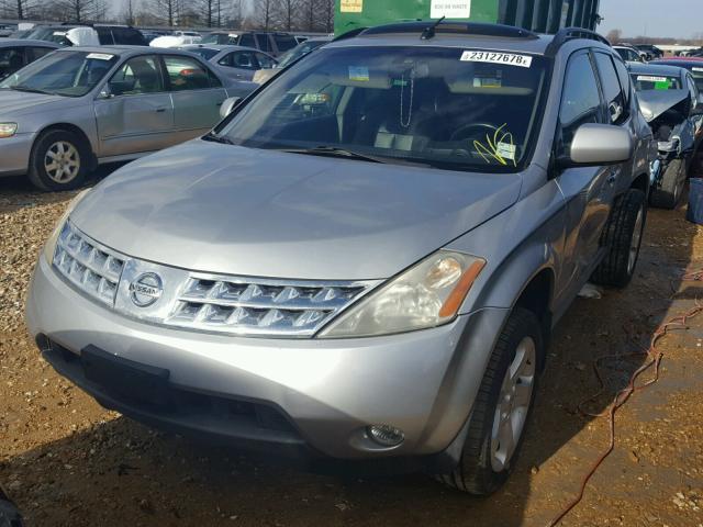 JN8AZ08T33W121426 - 2003 NISSAN MURANO SL SILVER photo 2