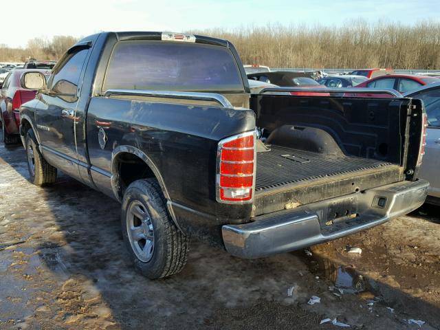 1D7HA16KX6J145036 - 2006 DODGE RAM 1500 S BLACK photo 3