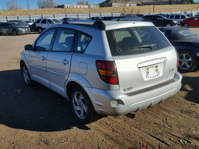 5Y2SL63845Z408198 - 2005 PONTIAC VIBE SILVER photo 3