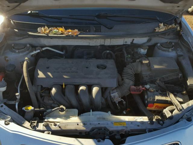 5Y2SL63845Z408198 - 2005 PONTIAC VIBE SILVER photo 7