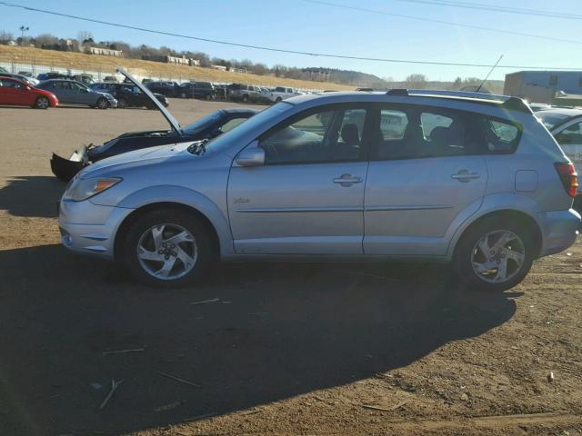 5Y2SL63845Z408198 - 2005 PONTIAC VIBE SILVER photo 9