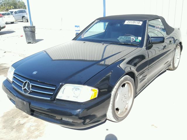 WDBFA76F1WF157892 - 1998 MERCEDES-BENZ SL 600 BLACK photo 2