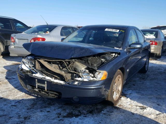 YV1RS592362554899 - 2006 VOLVO S60 2.5T BLUE photo 2