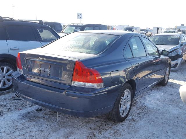 YV1RS592362554899 - 2006 VOLVO S60 2.5T BLUE photo 4