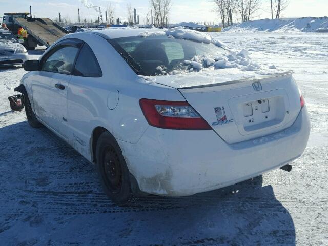 2HGFG11228H014079 - 2008 HONDA CIVIC DX WHITE photo 3