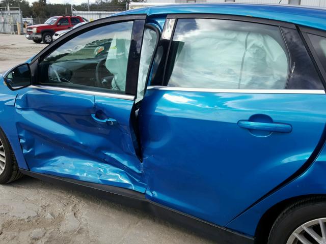 1FADP3N23DL108681 - 2013 FORD FOCUS TITA BLUE photo 10