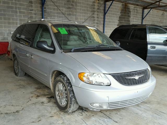 2C8GP64L12R721761 - 2002 CHRYSLER TOWN & COU SILVER photo 1