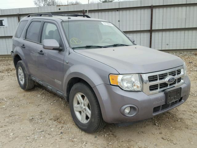 1FMCU59H38KE73913 - 2008 FORD ESCAPE HEV SILVER photo 1