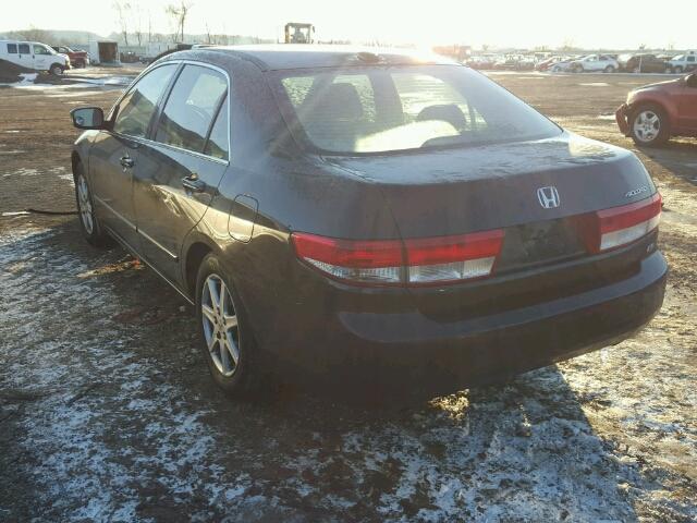 1HGCM66584A073075 - 2004 HONDA ACCORD EX BLACK photo 3