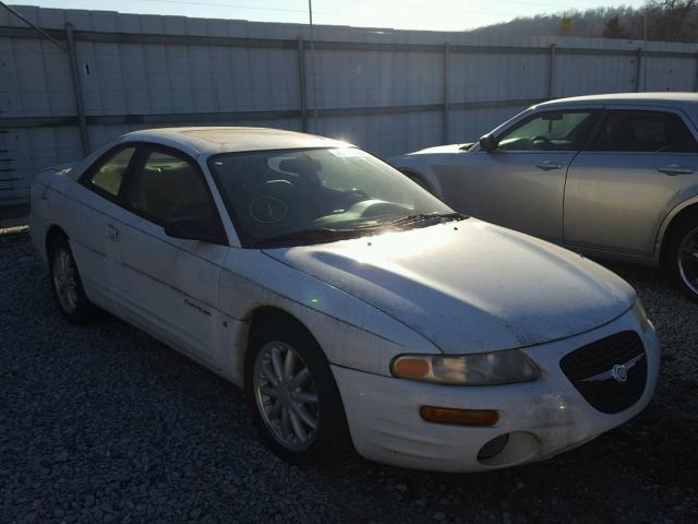 4C3AU52N0VE135541 - 1997 CHRYSLER SEBRING LX WHITE photo 1