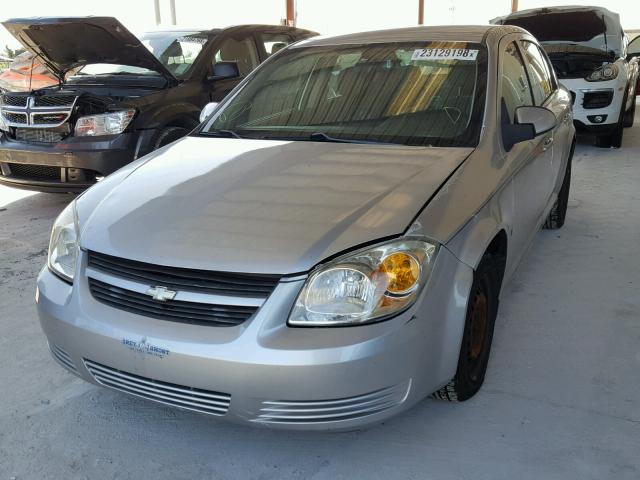 1G1AT58H297159196 - 2009 CHEVROLET COBALT LT SILVER photo 2