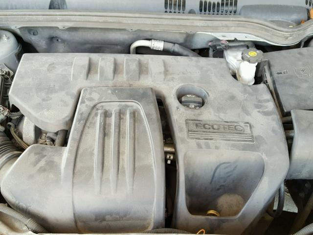 1G1AT58H297159196 - 2009 CHEVROLET COBALT LT SILVER photo 7