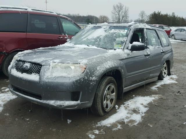 JF1SG63657H737087 - 2007 SUBARU FORESTER 2 SILVER photo 2