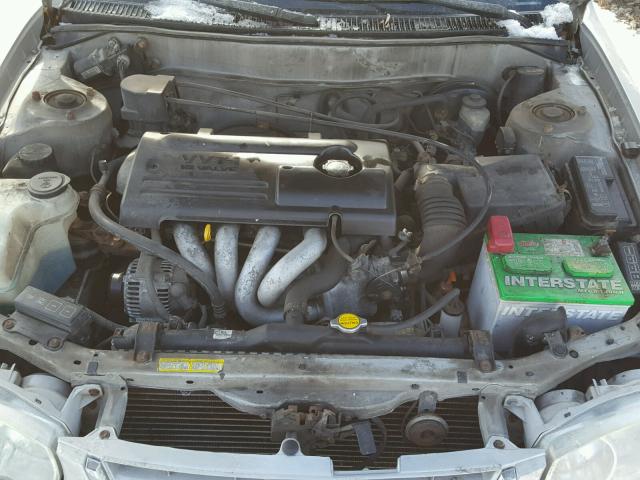 1NXBR12E42Z594077 - 2002 TOYOTA COROLLA CE SILVER photo 7