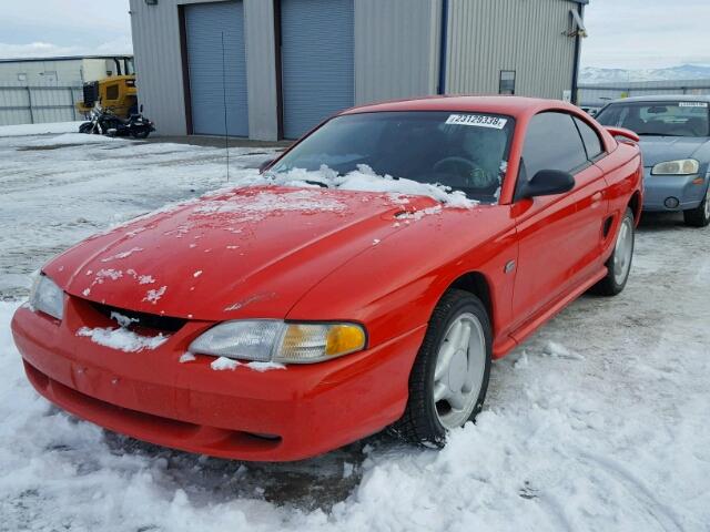 1FALP42T3RF119085 - 1994 FORD MUSTANG GT RED photo 2