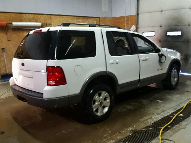 1FMZU63K44UB97518 - 2004 FORD EXPLORER X WHITE photo 4