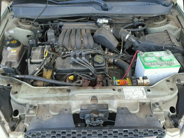 1FAFP53U93A122376 - 2003 FORD TAURUS SE TAN photo 7