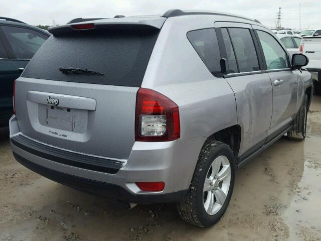1C4NJCBA2GD567601 - 2016 JEEP COMPASS SP SILVER photo 4