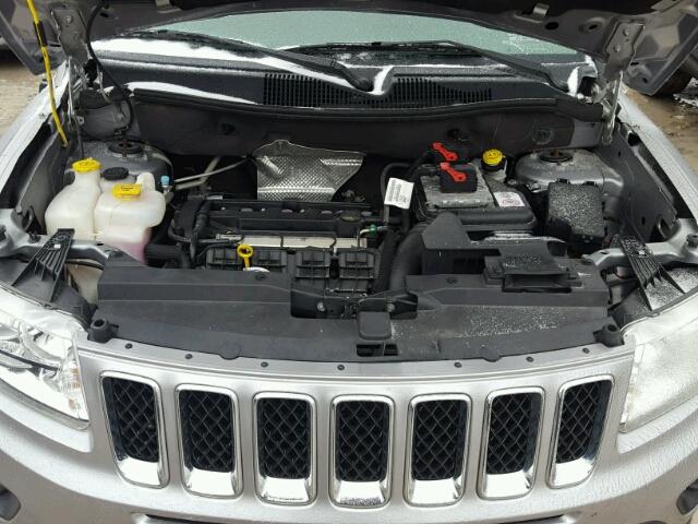 1C4NJCBA2GD567601 - 2016 JEEP COMPASS SP SILVER photo 7