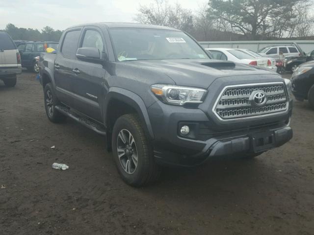 3TMCZ5AN7HM053460 - 2017 TOYOTA TACOMA DOU GRAY photo 1