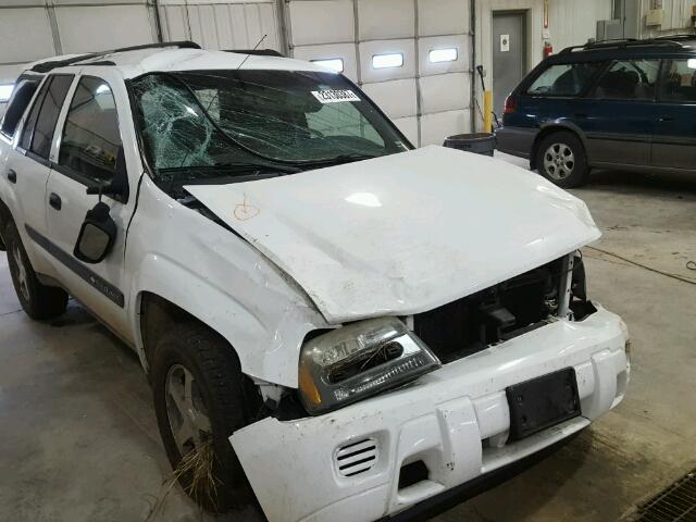 1GNDT13S642120074 - 2004 CHEVROLET TRAILBLAZE WHITE photo 9