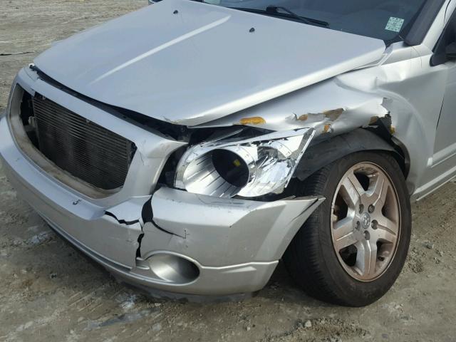 1B3HB48B47D301563 - 2007 DODGE CALIBER SX SILVER photo 9