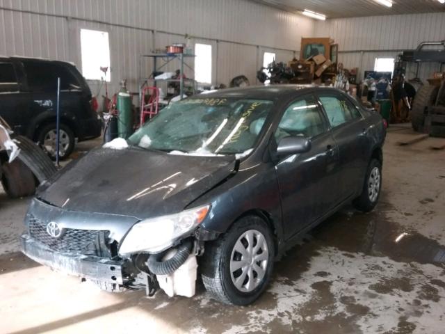 1NXBU40EX9Z062555 - 2009 TOYOTA COROLLA BA GRAY photo 2