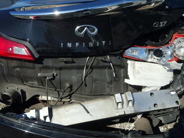 JNKCV64E68M131072 - 2008 INFINITI G37 BASE BLACK photo 9