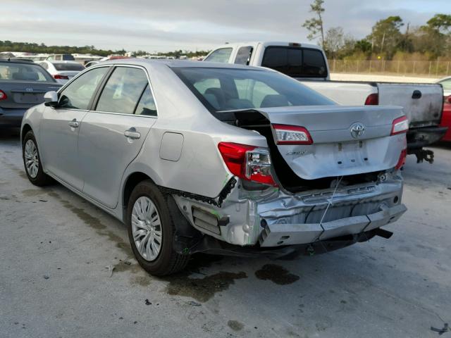 4T1BF1FKXEU768764 - 2014 TOYOTA CAMRY L SILVER photo 3