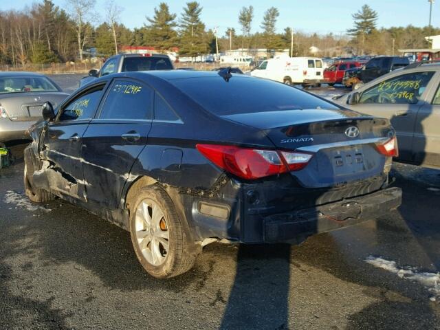 5NPEC4AC5BH232144 - 2011 HYUNDAI SONATA SE BLUE photo 3