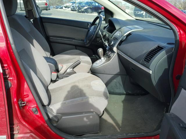 3N1AB6AP3CL751956 - 2012 NISSAN SENTRA 2.0 RED photo 5