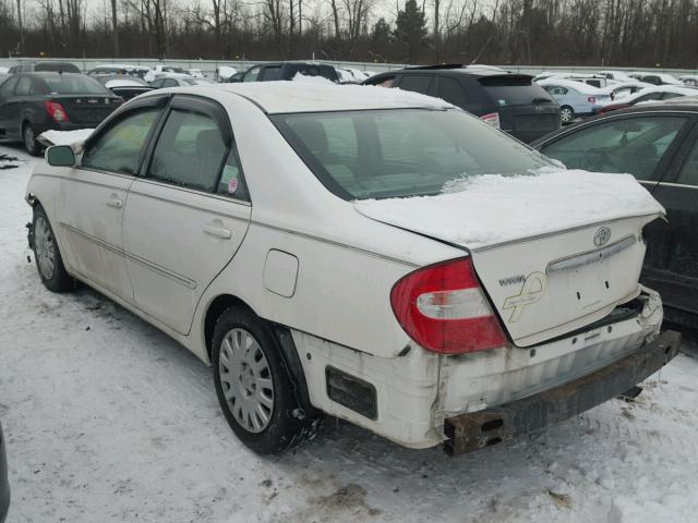 4T1BE30K63U214559 - 2003 TOYOTA CAMRY LE WHITE photo 3