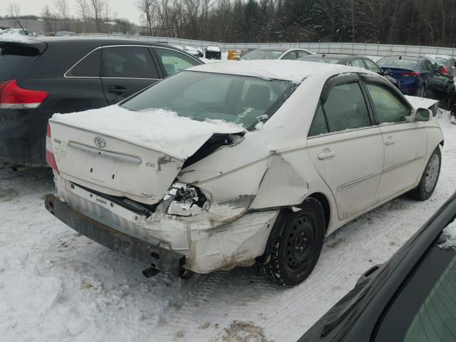 4T1BE30K63U214559 - 2003 TOYOTA CAMRY LE WHITE photo 4