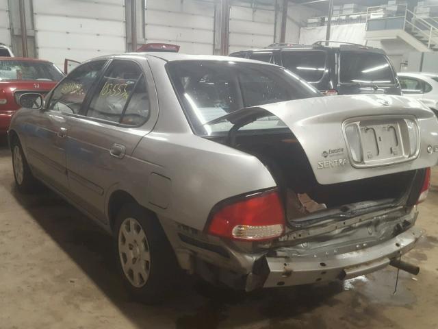 3N1CB51D5YL305114 - 2000 NISSAN SENTRA BAS TAN photo 3