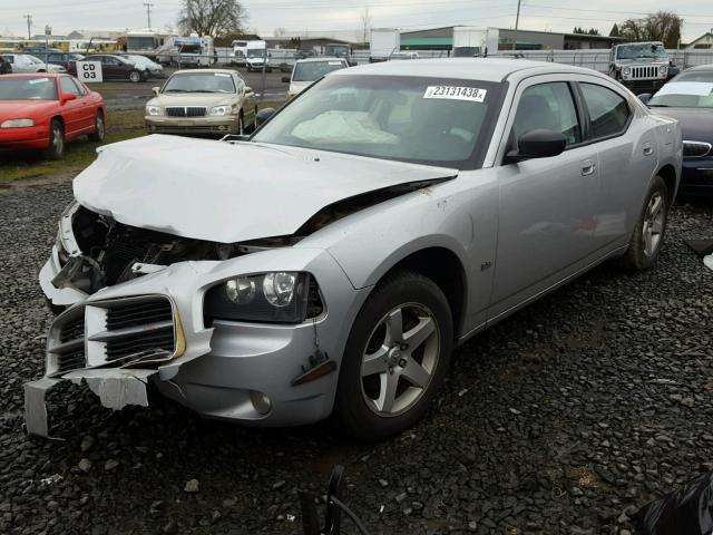 2B3KA33V59H556314 - 2009 DODGE CHARGER SX SILVER photo 2