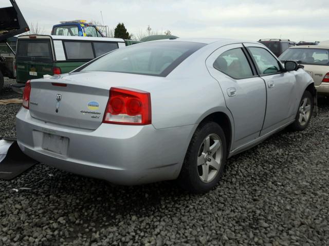 2B3KA33V59H556314 - 2009 DODGE CHARGER SX SILVER photo 4