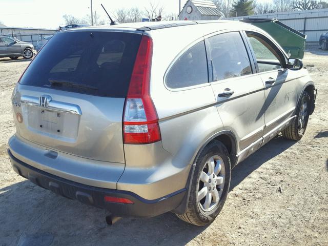 JHLRE48527C048353 - 2007 HONDA CR-V EX GOLD photo 4