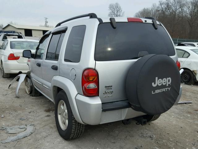 1J4GL58K44W216441 - 2004 JEEP LIBERTY LI SILVER photo 3
