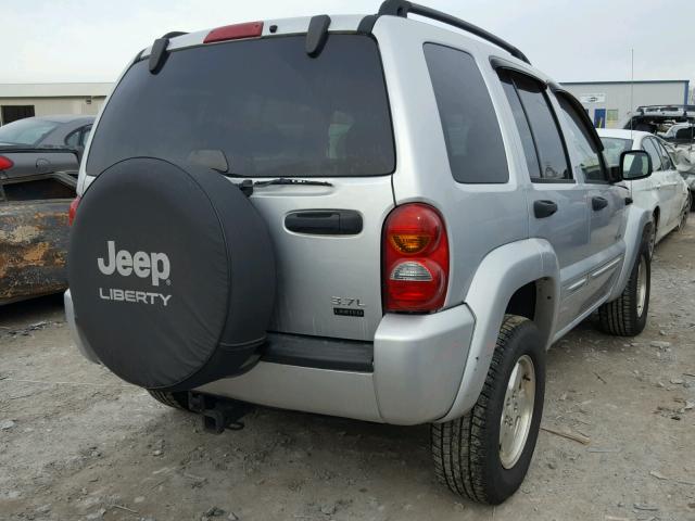 1J4GL58K44W216441 - 2004 JEEP LIBERTY LI SILVER photo 4