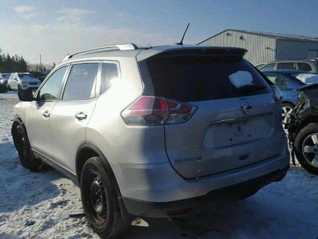 5N1AT2MV8GC752952 - 2016 NISSAN ROGUE S SILVER photo 3