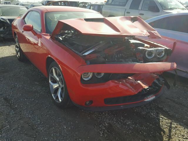 2C3CDZBG1FH705978 - 2015 DODGE CHALLENGER RED photo 1