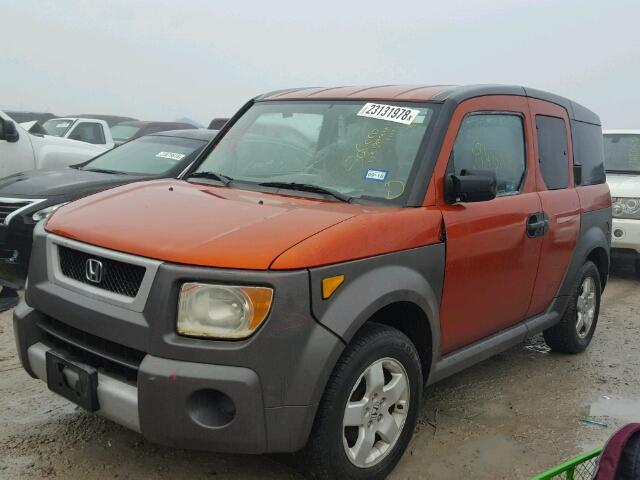 5J6YH28675L033139 - 2005 HONDA ELEMENT EX ORANGE photo 2