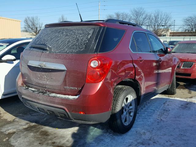 2CNALDEC2B6429278 - 2011 CHEVROLET EQUINOX LT RED photo 4