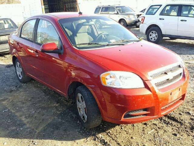 KL1TD5DEXBB192174 - 2011 CHEVROLET AVEO LS 红色 照片 1